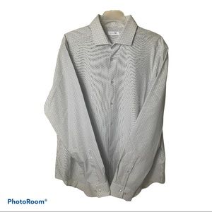 Calvin Klein long sleeve Lg men button down shirt